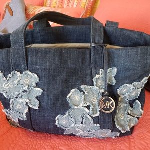 Super cute Michael Kors denim tote
